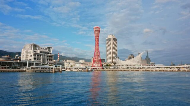 Time lapse view at Kobe city in japan

