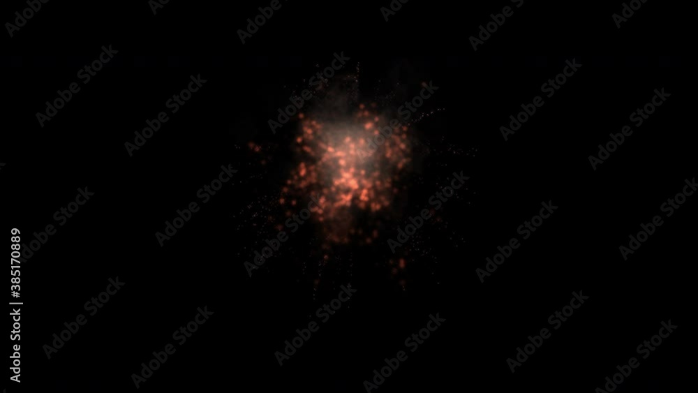 Aufkleber firework variety collection motion effect concept digital futuristic with 3d rendering
