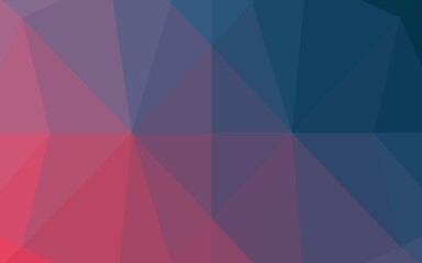 Obraz premium Dark Blue, Yellow vector low poly cover.