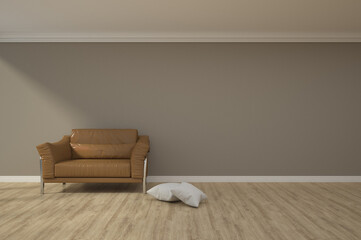 3d rendering interior decoration empty room © tigger11th