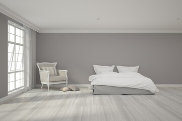 3d rendering of bedroom