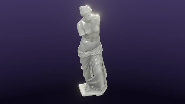 Venus de Milo, cg, camera orbits
