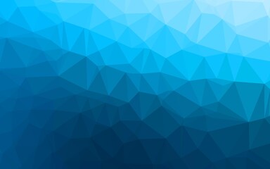 Light BLUE vector polygon abstract backdrop.