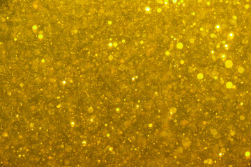 Beautiful gold glitter vintage lights