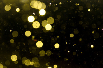 Fantasy Abstract blur bokeh of lights colorful sparkle