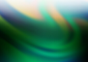 Dark Green vector glossy abstract template.