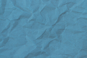 Obraz premium Blue paper with wrinkles