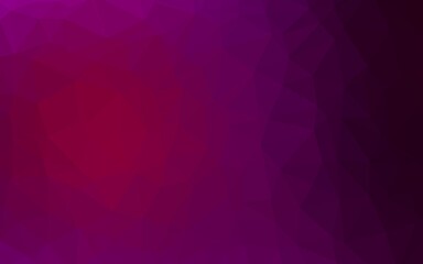 Light Purple vector polygonal background.