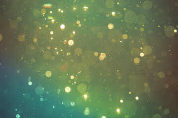 Fantasy Abstract blur bokeh of lights colorful sparkle
