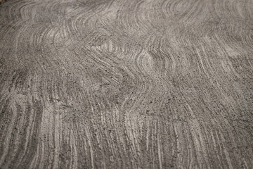 Wall treated with textured Rough plaster