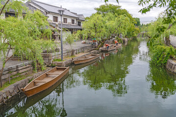 倉敷市 倉敷川畔の風景