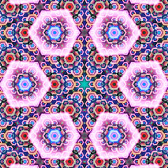 Background image of geometric pattern with self-similarity