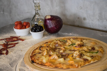 Pizza y sus ingredientes