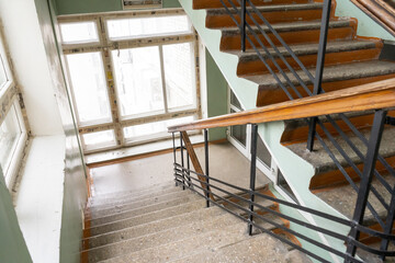 Corridor with stairs