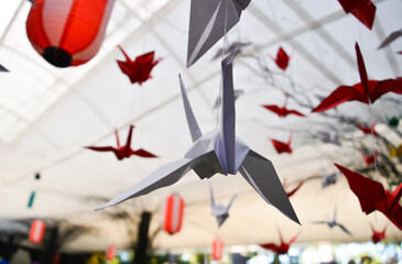 origami of tsuru