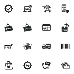 Shopping icons - Set 3
