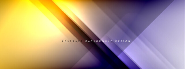 Motion concept neon shiny lines on liquid color gradients abstract backgrounds. Dynamic shadows and lights templates for text