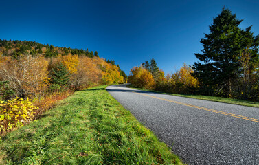 The Blue Ridge Parkway in North Carolina