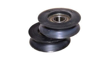 roller in bearing isolated on white background