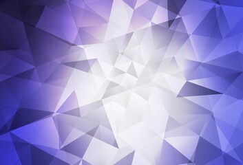 Fototapeta premium Light Purple vector abstract mosaic backdrop.