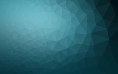 Light BLUE vector polygonal background.