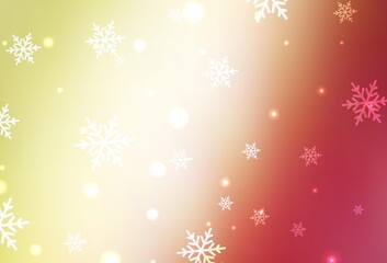 Dark Multicolor vector background in Xmas style.