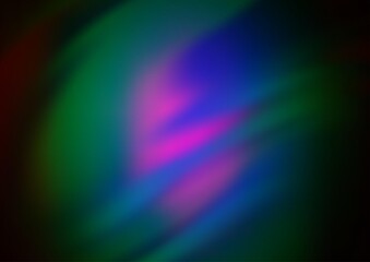 Dark Multicolor, Rainbow vector blurred and colored background.