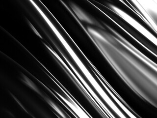 Fototapeta premium Metallic abstract wavy liquid background