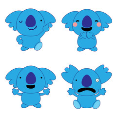 コアラ　イラスト素材　セット