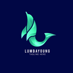 Fototapeta premium Dolphin logo design vector