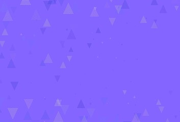 Light Purple vector background with polygonal style.