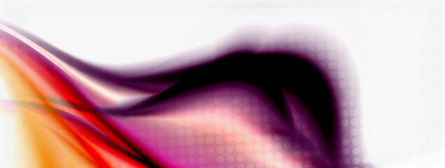 Abstract Background. Smooth flowing lines, blurred waves, rainbow color style stripes. Vector illustrations for covers, banners, flyers and posters and other