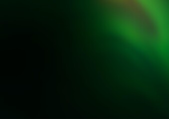 Dark Green vector abstract blurred background.