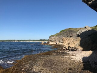 beach and rocks