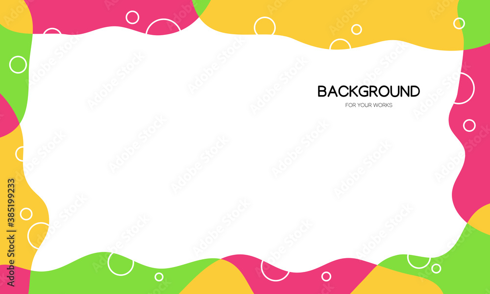 Poster abstract creative background in minimal trendy style. for use in all types of design work. vector il