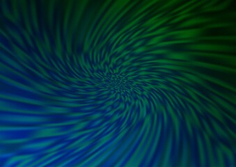 Obraz premium Dark Blue, Green vector glossy abstract background.