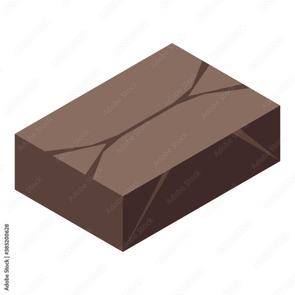 Aufkleber present box icon. isometric of present box vector icon for web design isolated on white background