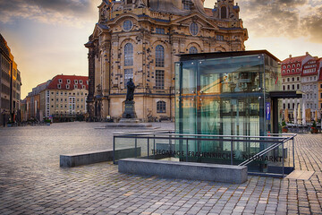 Dresden Frauenkirche Zwinger Deutschland Kreuzkirche Fürstenzug Elbe 