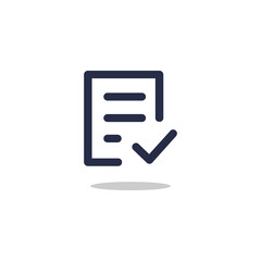 Check form icon for graphic and web design