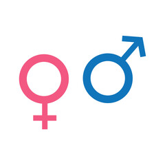 Gender icon for graphic and web design