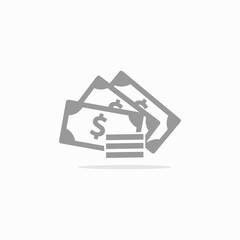 Money icon for graphic and web design