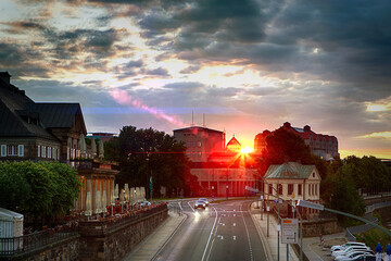 Dresden Frauenkirche Zwinger Deutschland Kreuzkirche Fürstenzug Elbe 