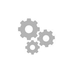 Settings gears icon symbol vector