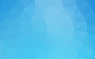 Fototapeta premium Light BLUE vector abstract mosaic background.