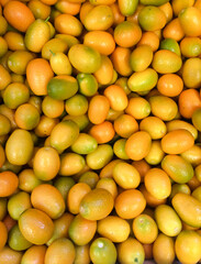 large group of chinese tangerines