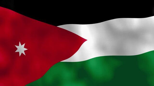 Proud Jordan country gulf flag animation vfx
