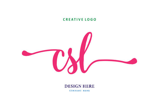 simple CSL typeface logo is easy to understand, simple and authoritative