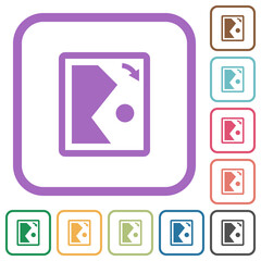 Rotate image right simple icons