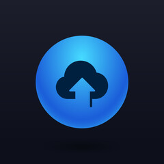 Upload Cloud - Button