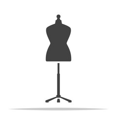 Obraz premium Dress form mannequin icon vector isolated